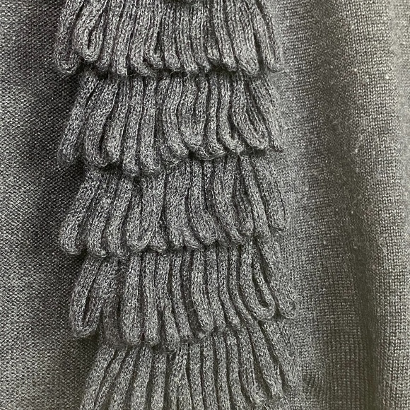 CALVIN KLEIN Cha Fringe Cropped Cardigan - Picture 3 of 6